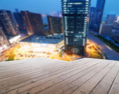 landscape of shanghai china at night.の写真素材