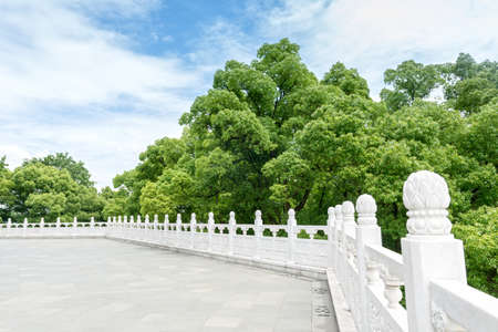 ornamental stone fencesの写真素材