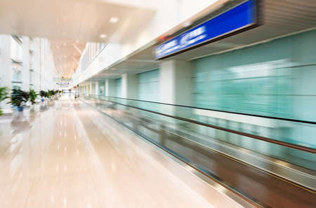 Interior of the airport in pudong shanghai chinaのeditorial素材