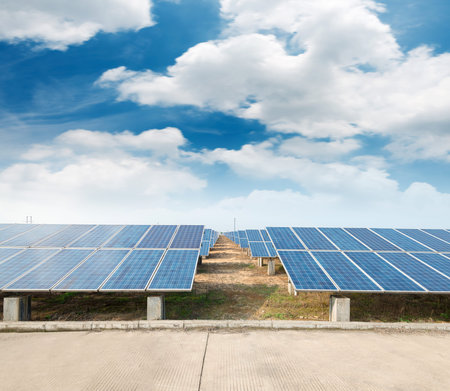 photovoltaic panels - solar panel to produce clean, sustainable, renewable energy - alternative...
