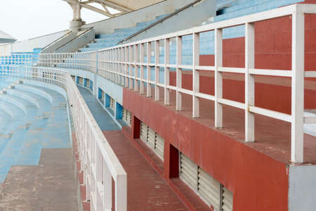 Empty seats at the Stadiumのeditorial素材