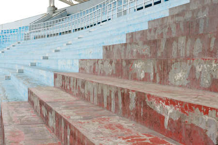 Empty seats at the Stadiumのeditorial素材