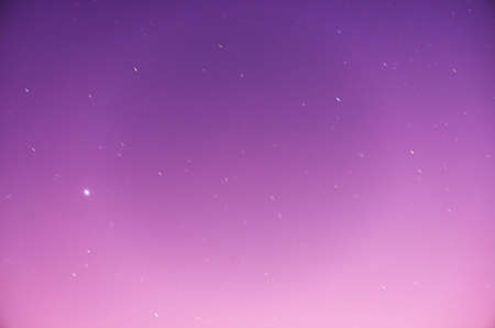 Star trails in the night skyの写真素材