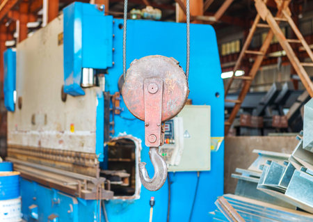Workshop,Large steel processing plant