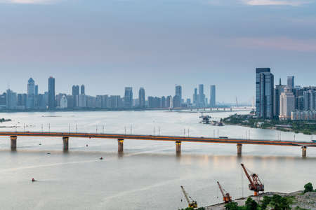 Panoramic picture of China nanchangの写真素材