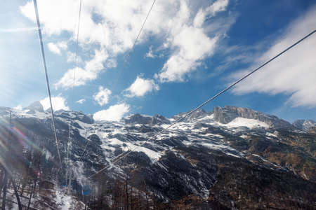 Winter mountains の写真素材