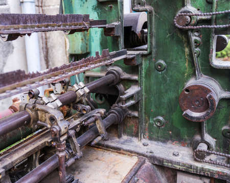 Ancient rusty machine の写真素材