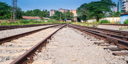 The way forward railway outdoors