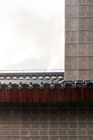 Old building of Nanjing China Confucius Templeのeditorial素材