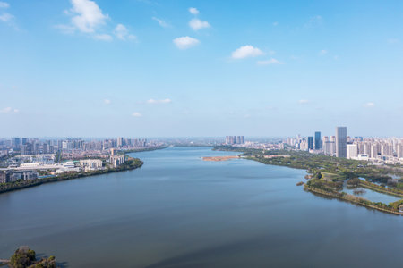 Panoramic picture of China nanchangの素材 [FY310193062721]