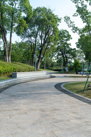 The road of City Park in China