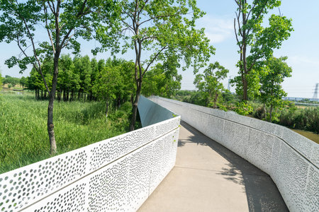 The road of City Park in China