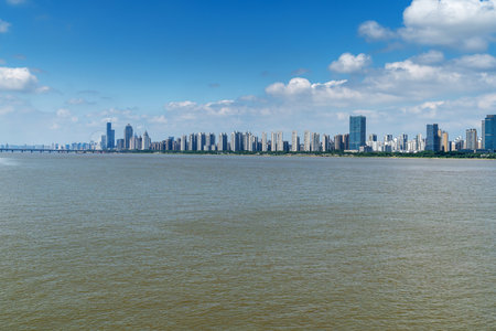 Panoramic picture of nanchangの写真素材