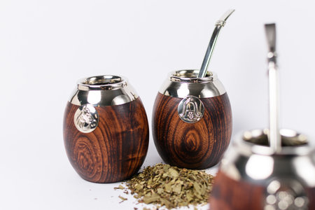 Set of mates to drink infusion made with yerba mate