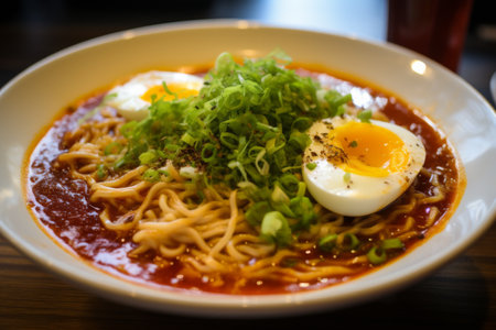 Japanese Ramen with Soft-Boiled Eggsの素材