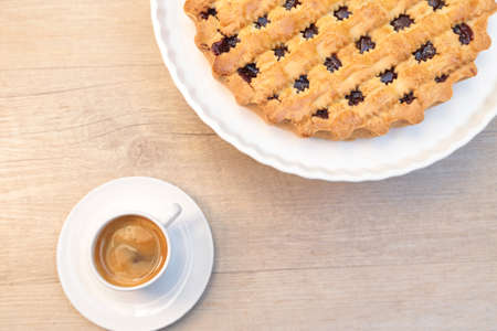 dessert at bakery shopの写真素材