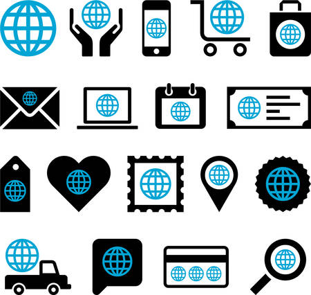 Conceptual World iconsのイラスト素材