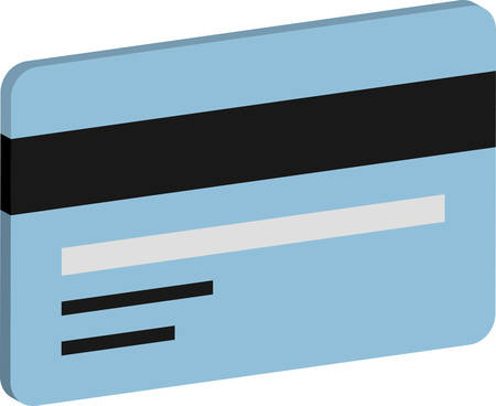 CREDIT CARD 3d iconのイラスト素材