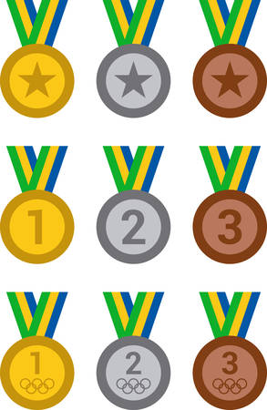 Medals for sport conceptのイラスト素材