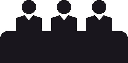a conference / meeting iconのイラスト素材