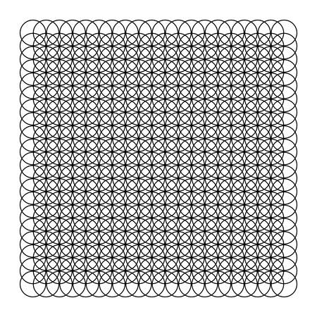 Black Circles Vector Patternのイラスト素材
