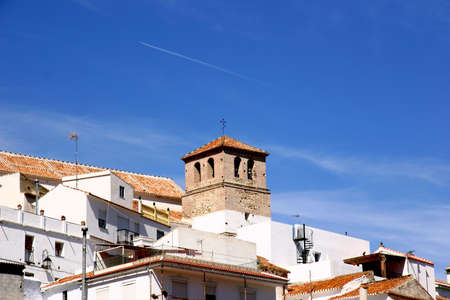 Views from the tower of the Church of Iznate, villa in the south of Spain,の写真素材
