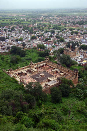 Overview of the queen's palaceの写真素材
