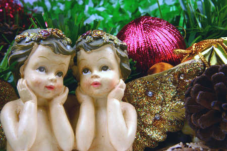 Picture greeting associated with Christmasの写真素材