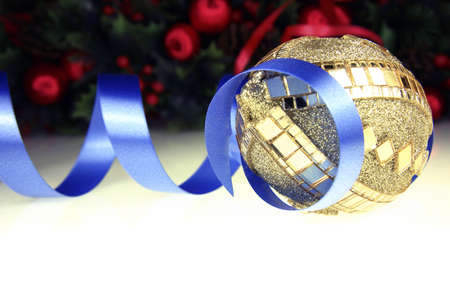 Decorative ornaments for the celebration of Christmasの写真素材