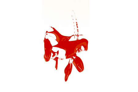 Spot painting with white backgroundの写真素材