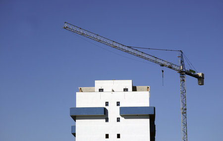 Image of a play with blocks of buildings and cranes