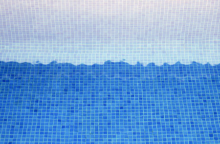 Texture tiles blue bottom of a pool