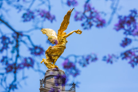 Angel of Independence, Mexico City. Officially called the Monument to Independence, it is the most...
