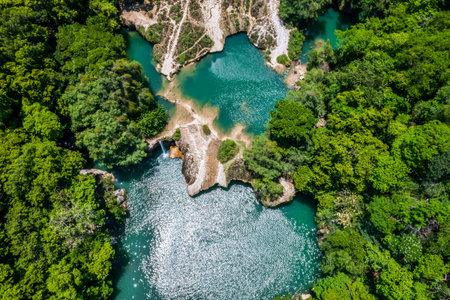 Micos Waterfall, Huasteca Potosina in the State of San Luis Potosí, Mexico.