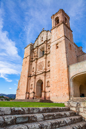 The former Convent of Santo Domingo de YanhuitlÃ¡n, in the Mixteca Alta region of Oaxaca, is a...