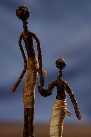 Mother and child journeyの写真素材