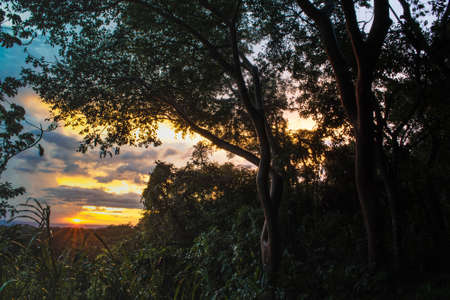 Sunset in Guanacaste, Costa Ricaの写真素材