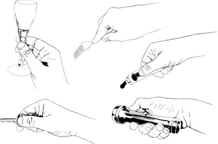 Share with your handsのイラスト素材