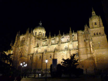 Cathedral of Salamanca in Spainの写真素材