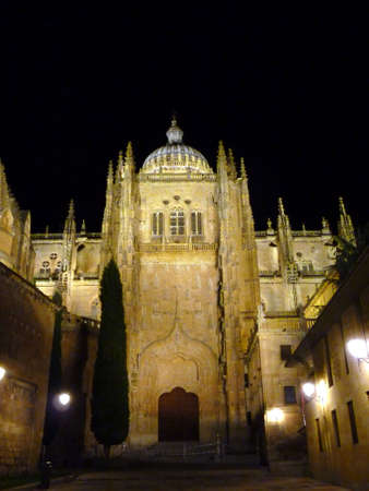 Cathedral of Salamanca in Spainの写真素材
