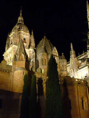 Cathedral of Salamanca in Spainの写真素材
