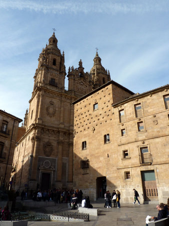 clergy of salamanca in spainの写真素材