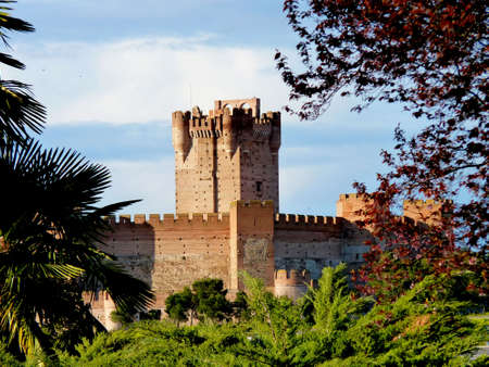 Castle of the mota in medina del campo,valladolid,spainの写真素材