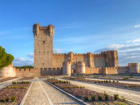 Castillo de la Mota, Medina del Campo Valladolidのeditorial素材