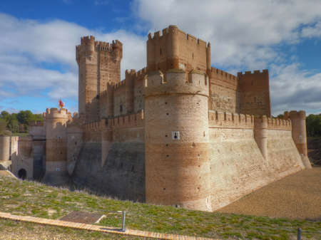 Castillo de la Mota, Medina del Campo Valladolidのeditorial素材