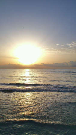 Sunrise at the beachの素材