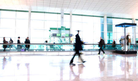 Airport travelersの写真素材