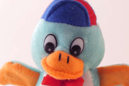 a close-up of a colorful pelucheの写真素材