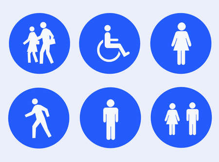 Some human signals we often see in everyday lifeの写真素材