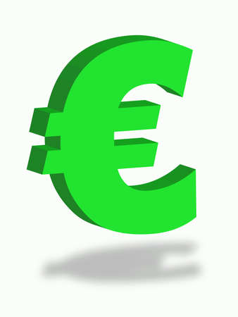Euro letter as symbol of money and commerceの写真素材